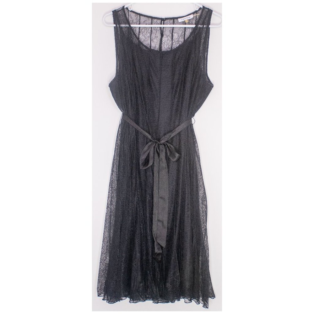 Black Lace Calvin Klein sleeveless dress - XL